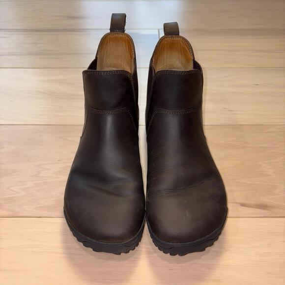 Xero Shoes Ridgeway Chelsea Boots Mens Size 9.5 Brown Leather Barefoot - Picture 5 of 8